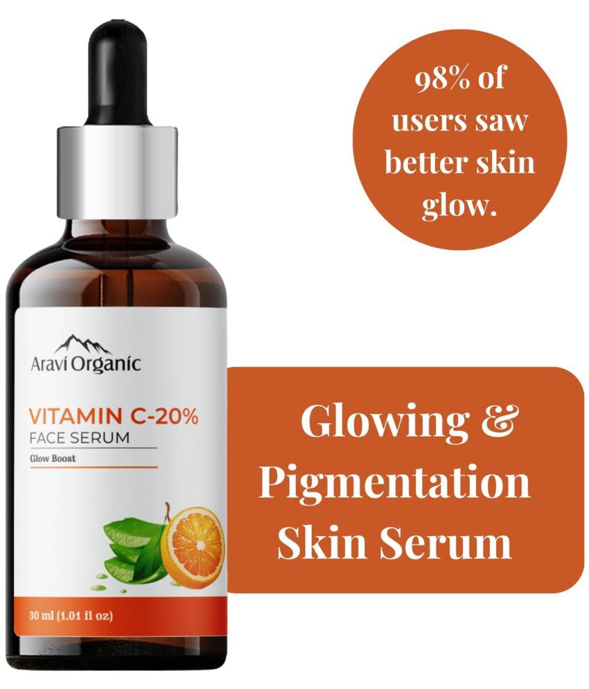    			Aravi Organic Face Serum Vitamin C Skin Tightening For All Skin Type ( Pack of 1 )