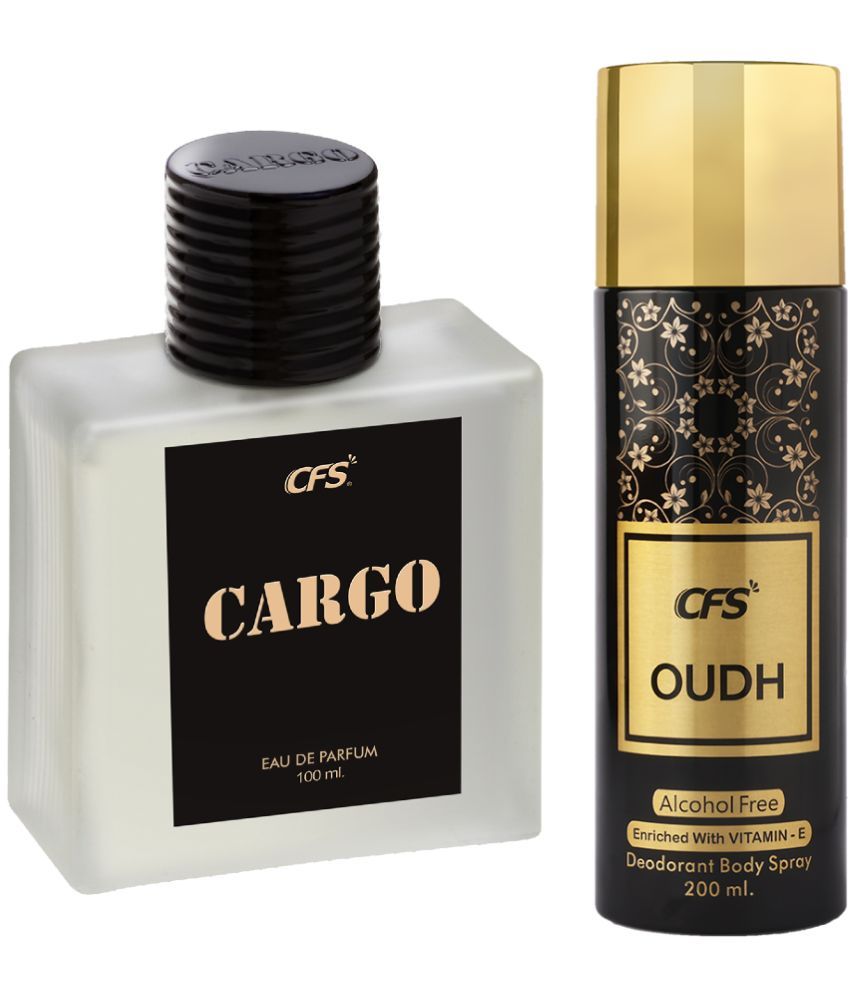     			CFS Cargo Black EDP Long Lasting Perfume & Oudh Black Deodorant Body Spray