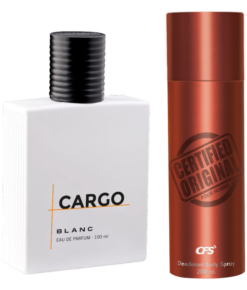     			CFS Cargo Blanc EDP Long Lasting Perfume & Certified Brown Deodorant Body Spray