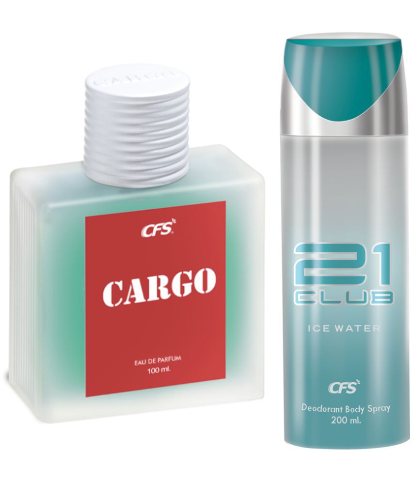     			CFS Cargo Blue EDP Long Lasting Perfume & Ice Water Deodorant Body Spray