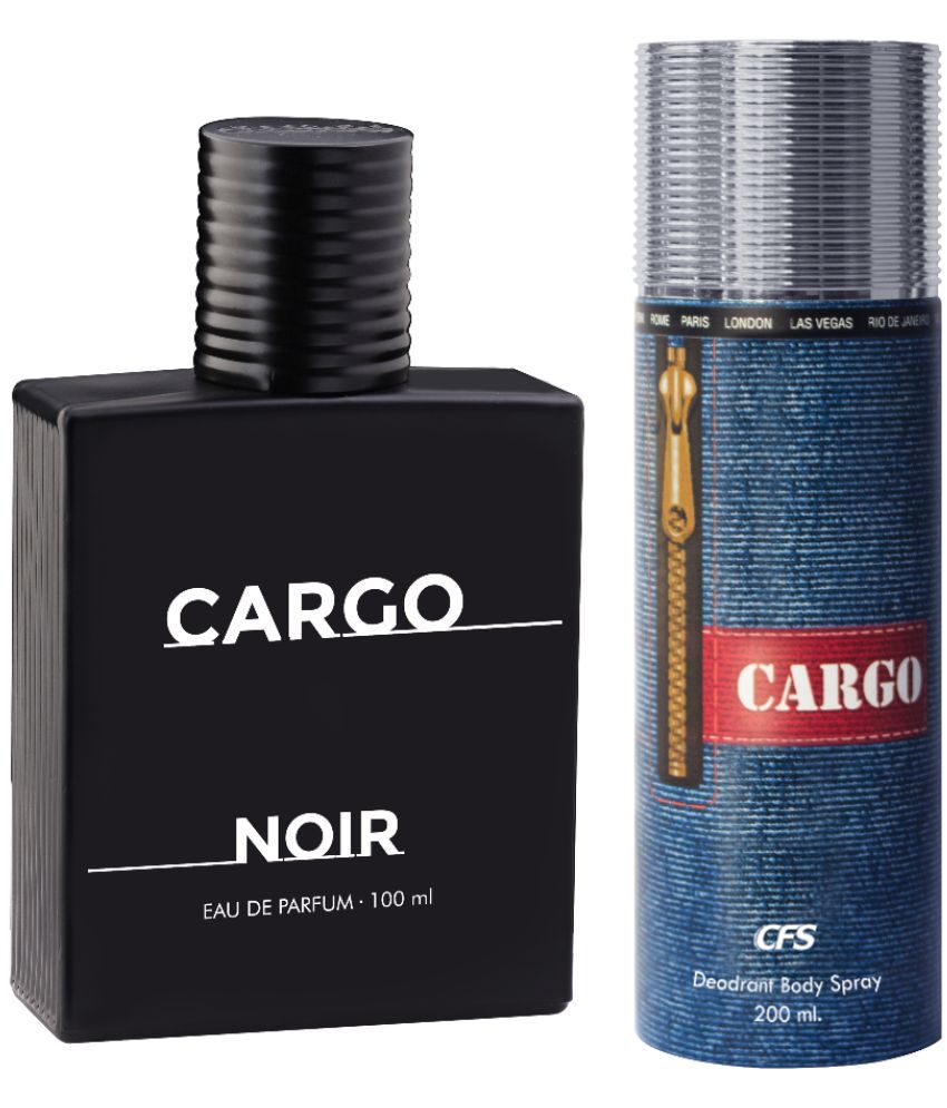     			CFS Cargo Noir EDP Long Lasting Perfume & Cargo Blue Deodorant Body Spray