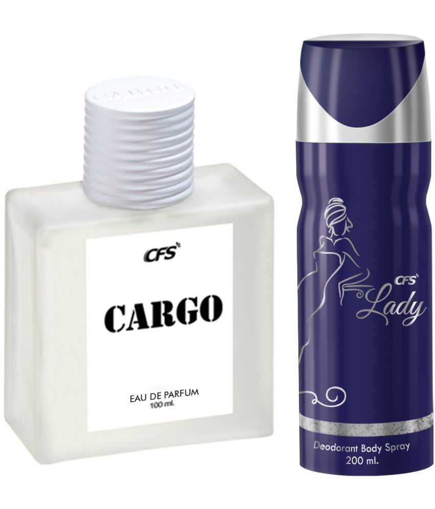     			CFS Cargo White EDP Long Lasting Perfume & Lady Deodorant Body Spray