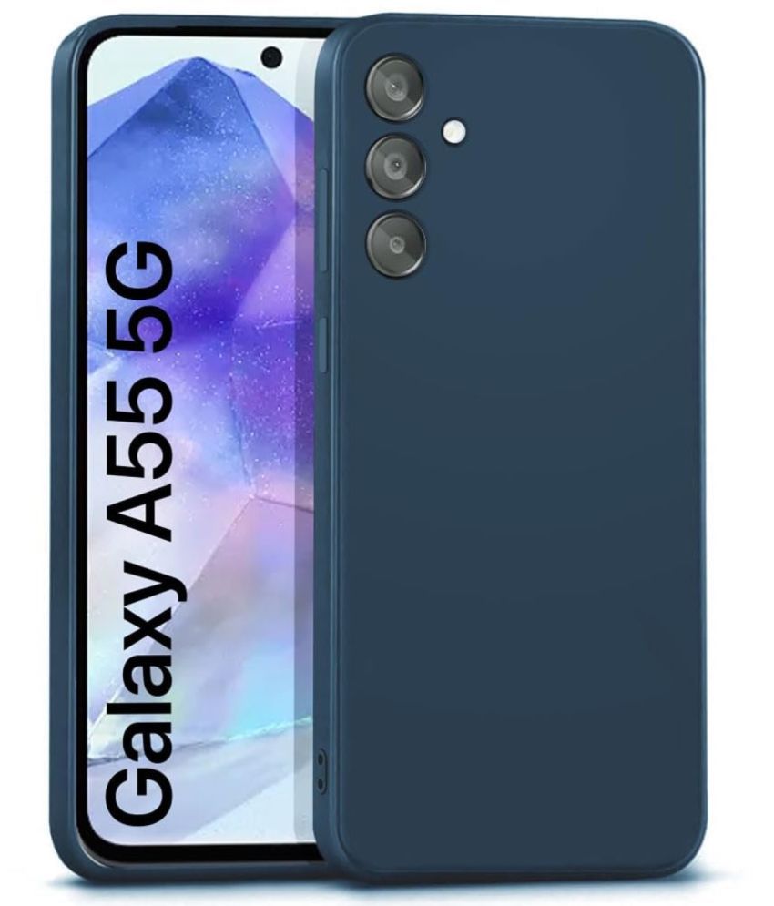     			Case Vault Covers Silicon Soft cases Compatible For Silicon Samsung Galaxy A55 5G ( Pack of 1 )