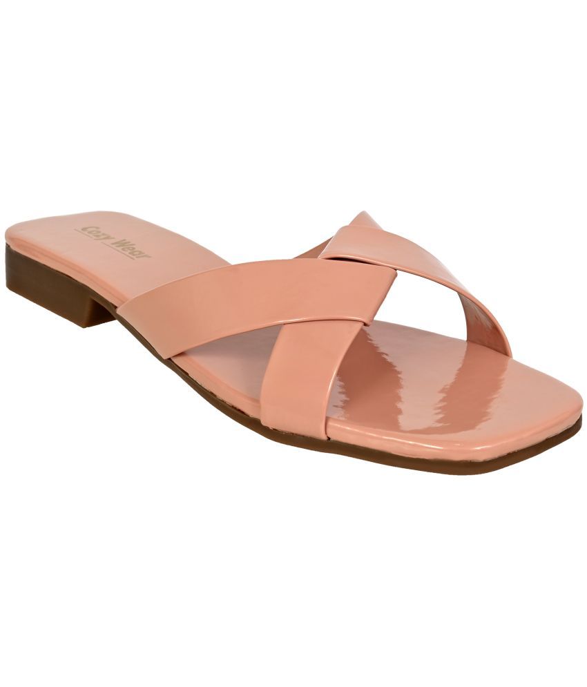     			Cozy Wear Peach Women's Flats