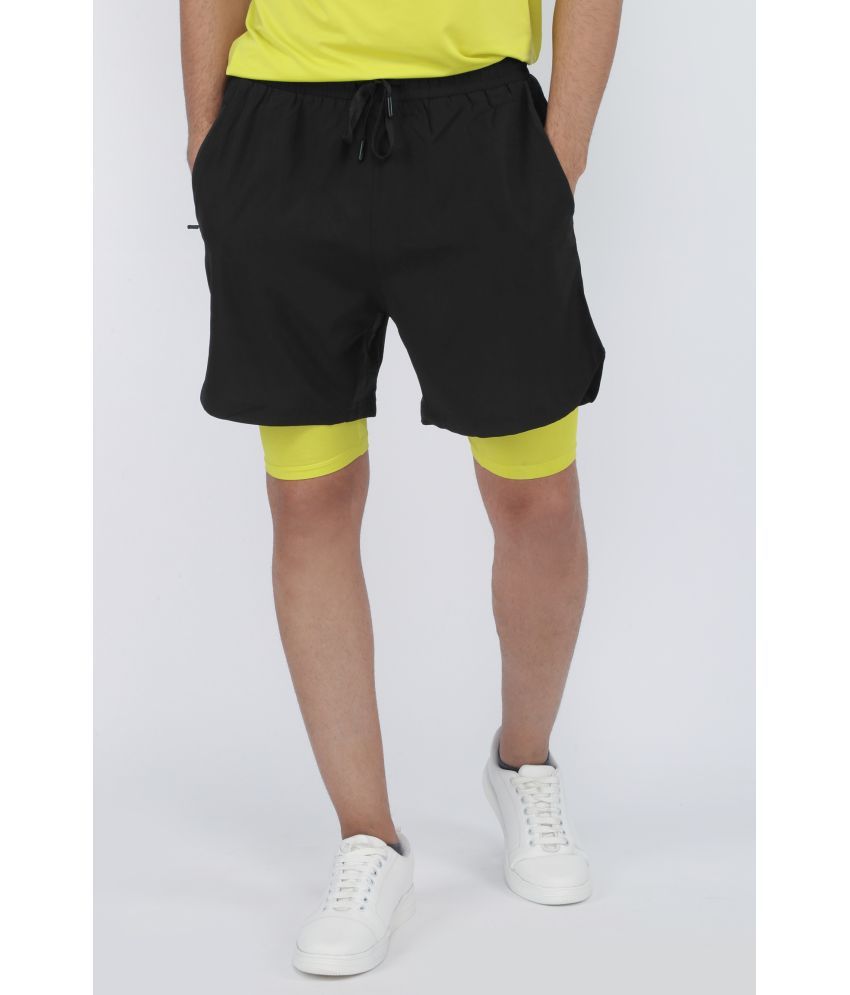     			Dida Sportswear Black Polyester Men's Outdoor & Adventure Shorts ( Pack of 1 )