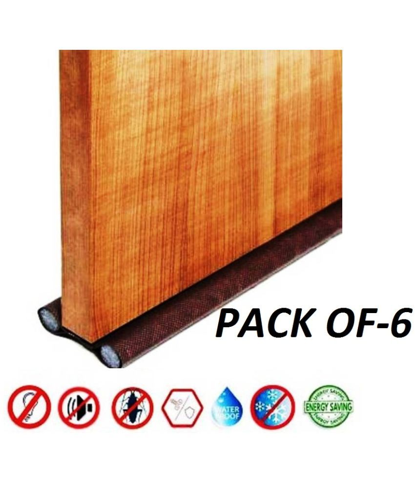     			Excent Door Bottom Sealing Strip Guard For Door (Size-36 inch) (Pack of 6 ) (Brown) Door Seal