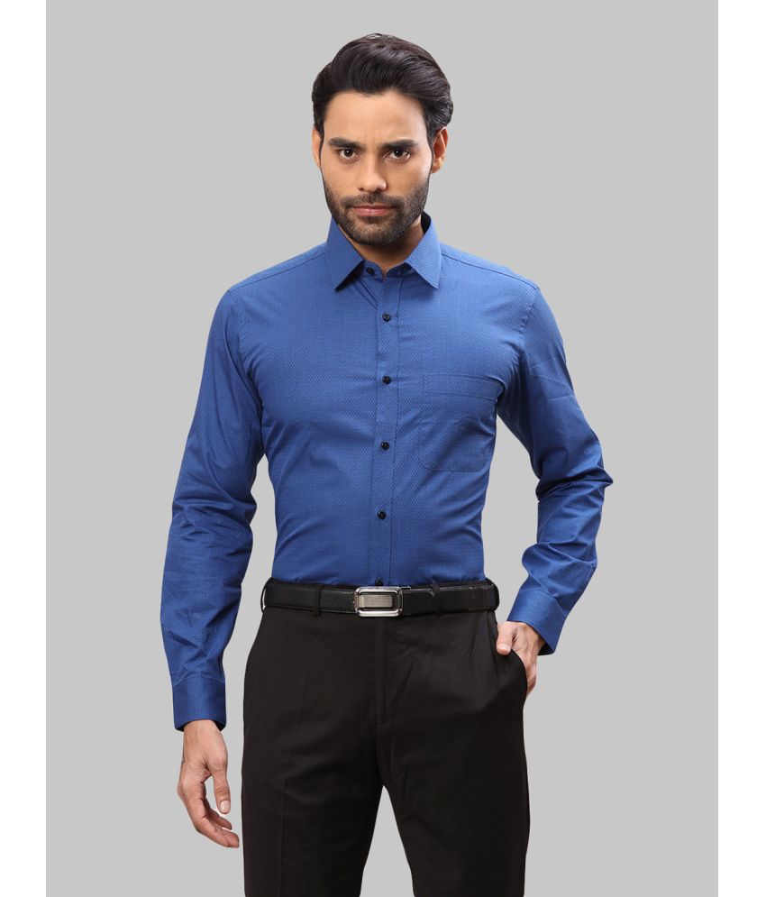    			Raymond Cotton Slim Fit Full Sleeves Men's Formal Shirt - Blue ( Pack of 1 )