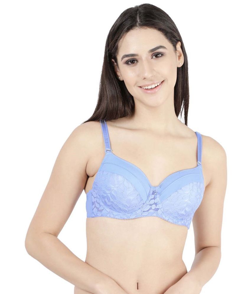     			Susie Nylon Women's Push Up Bra ( Blue ) S048-Windsurfer