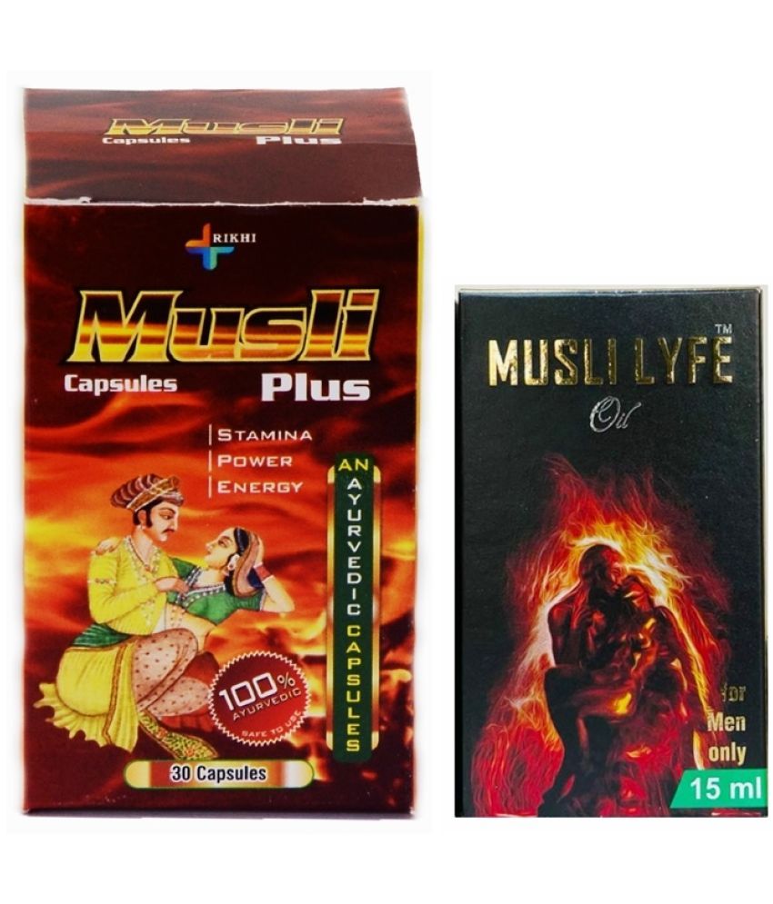     			Syan Deals Musli Plus Herbal 30 Capsule & Musli Lyfe oil 15ml (Combo pack)