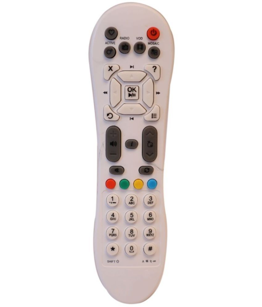     			Upix 125W DTH Remote Compatible with Videocon DTH Set Top Box