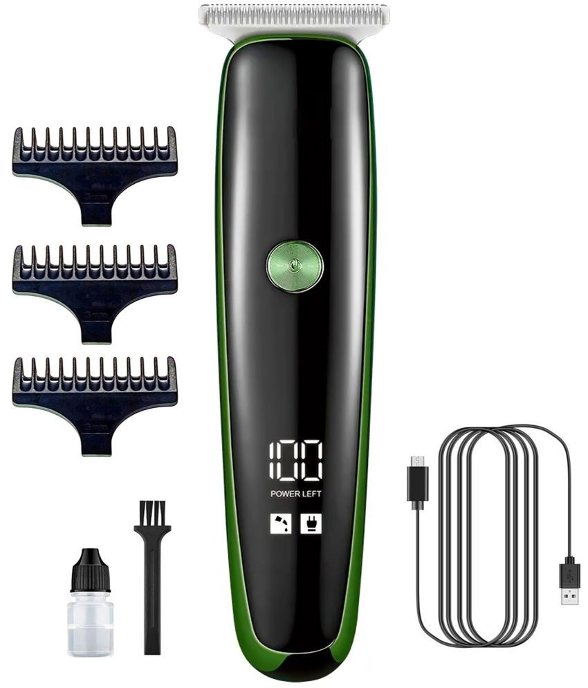     			geemy DIGITAL SCREEN Multicolor Cordless Beard Trimmer With 60 minutes Runtime