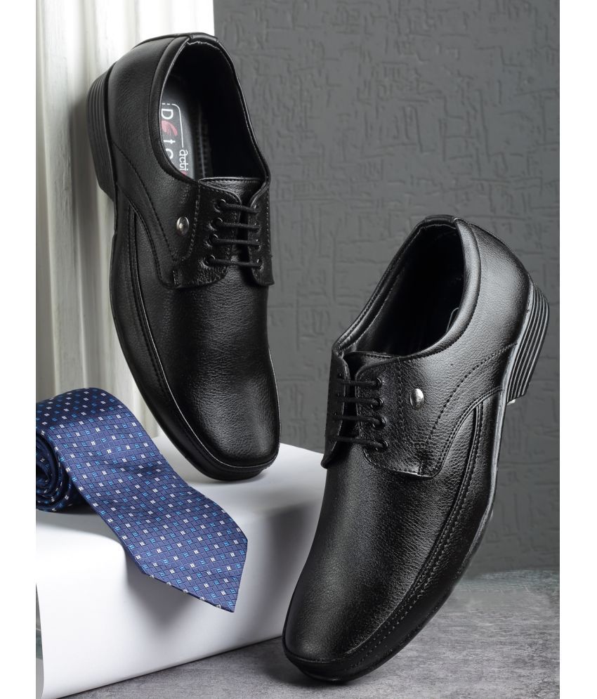     			Action Black Men's Derby Formal Shoes