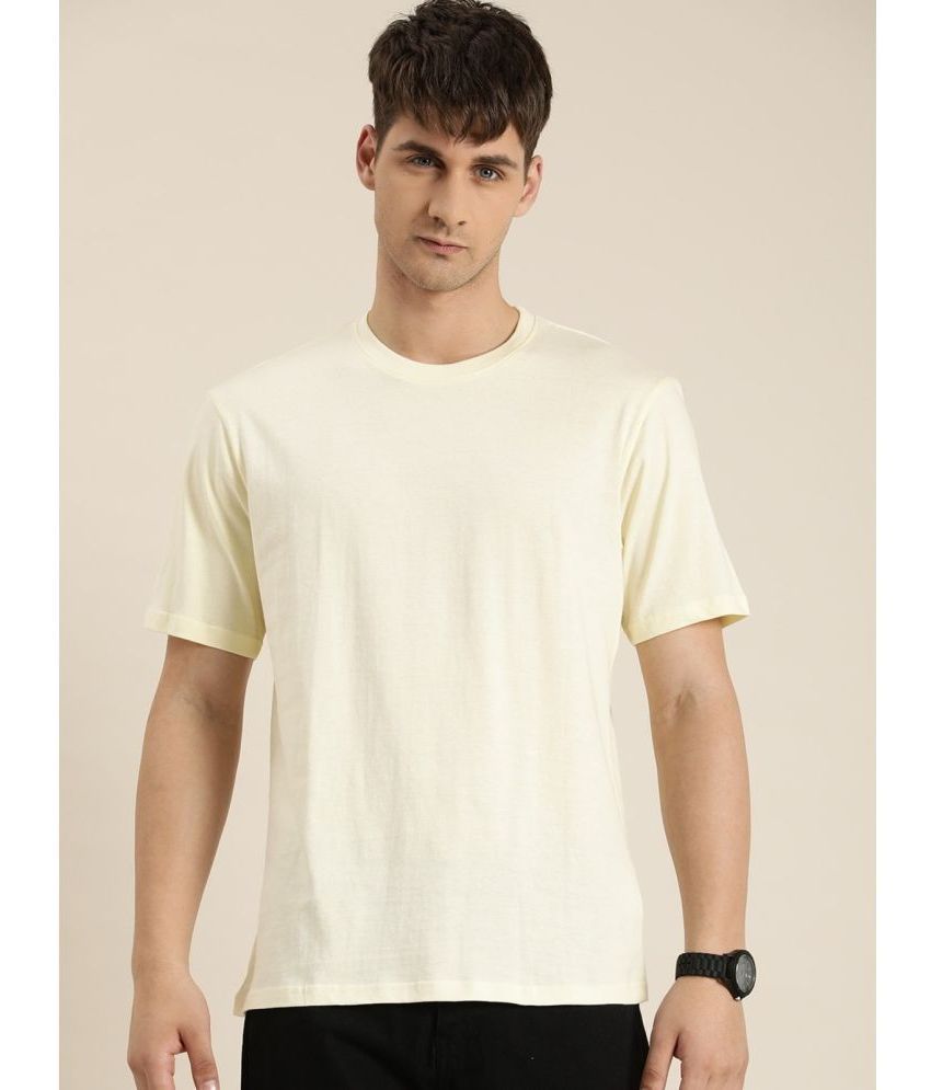     			PP Kurtis Cotton Regular Fit Printed Half Sleeves Men's T-Shirt - Beige ( Pack of 1 )
