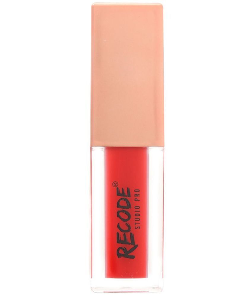     			RECODE Orange Matte Lipstick 3