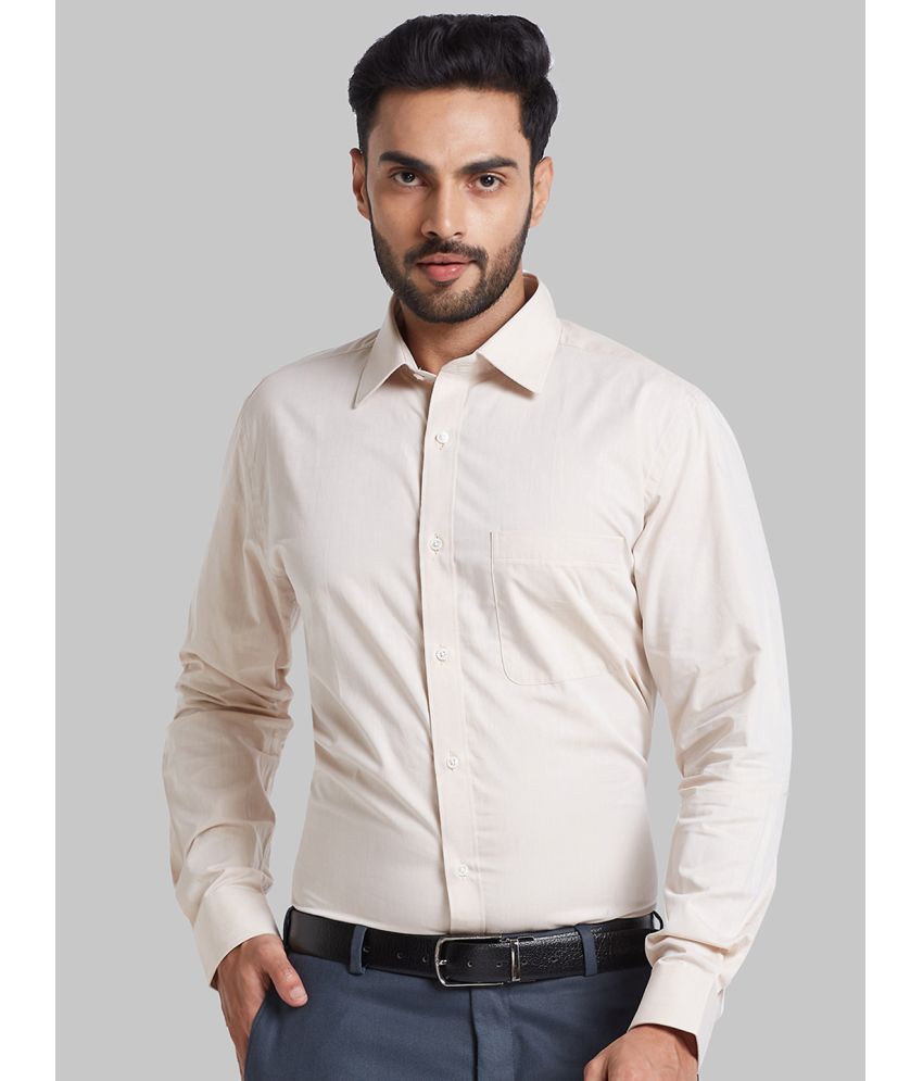     			Raymond Cotton Slim Fit Full Sleeves Men's Formal Shirt - Beige ( Pack of 1 )