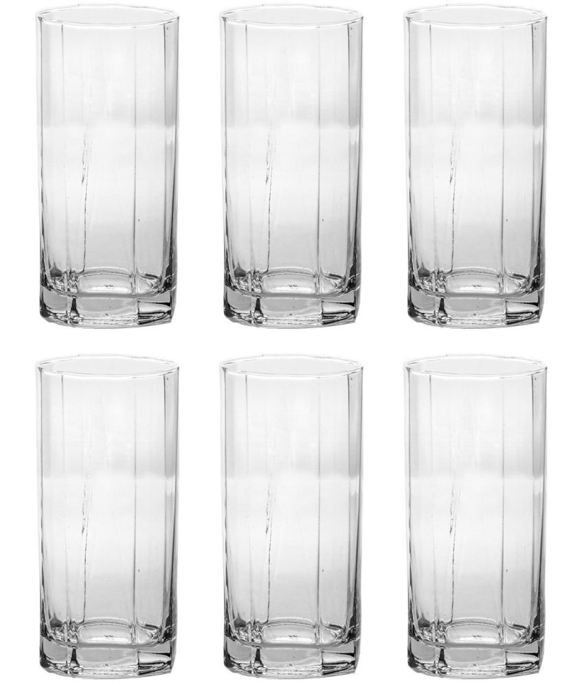     			AFAST Designer Glass Glass Glasses 250 ml ( Pack of 6 )