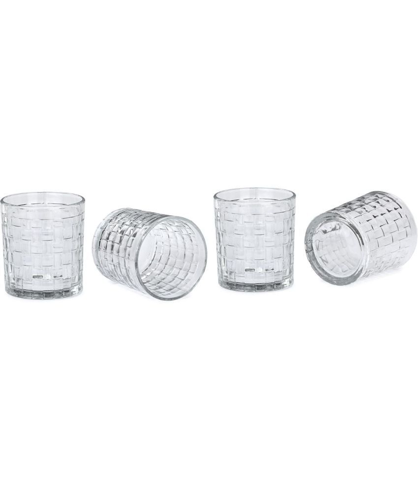     			AFAST Designer Glass Glass Glasses 200 ml ( Pack of 4 )