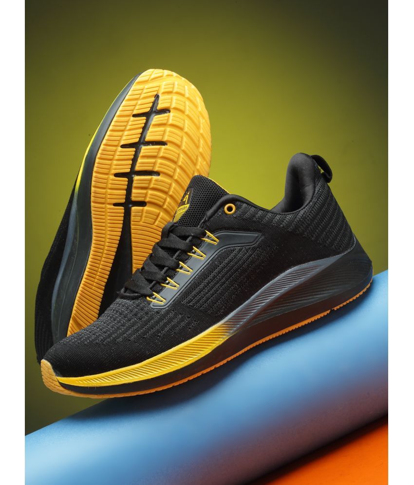     			Action Sports Shoes For Men Black Men's Sports Running Shoes