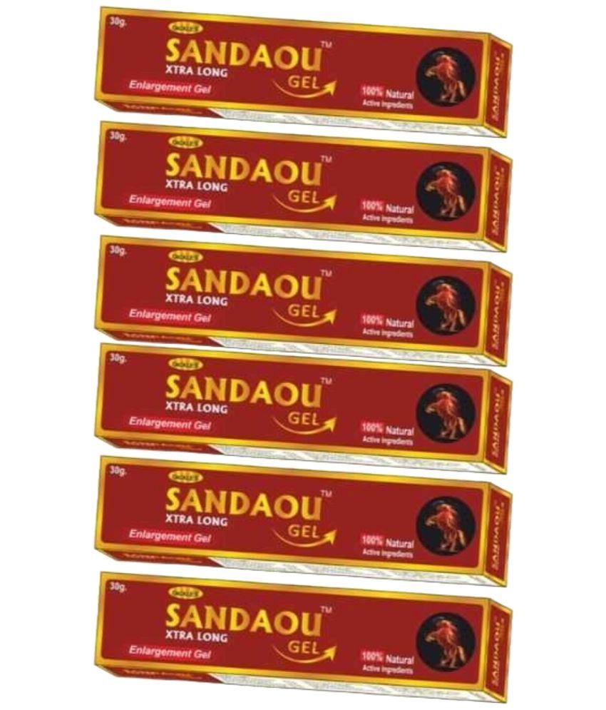     			Cackle's Sandaou Xtra Long Herbal Gel 30gm For Men Pack of 6