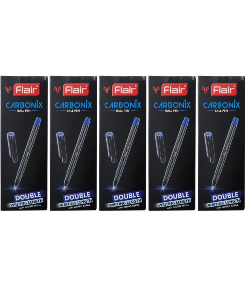     			Flair Carbonix Ball Pen Blue Pack of 50