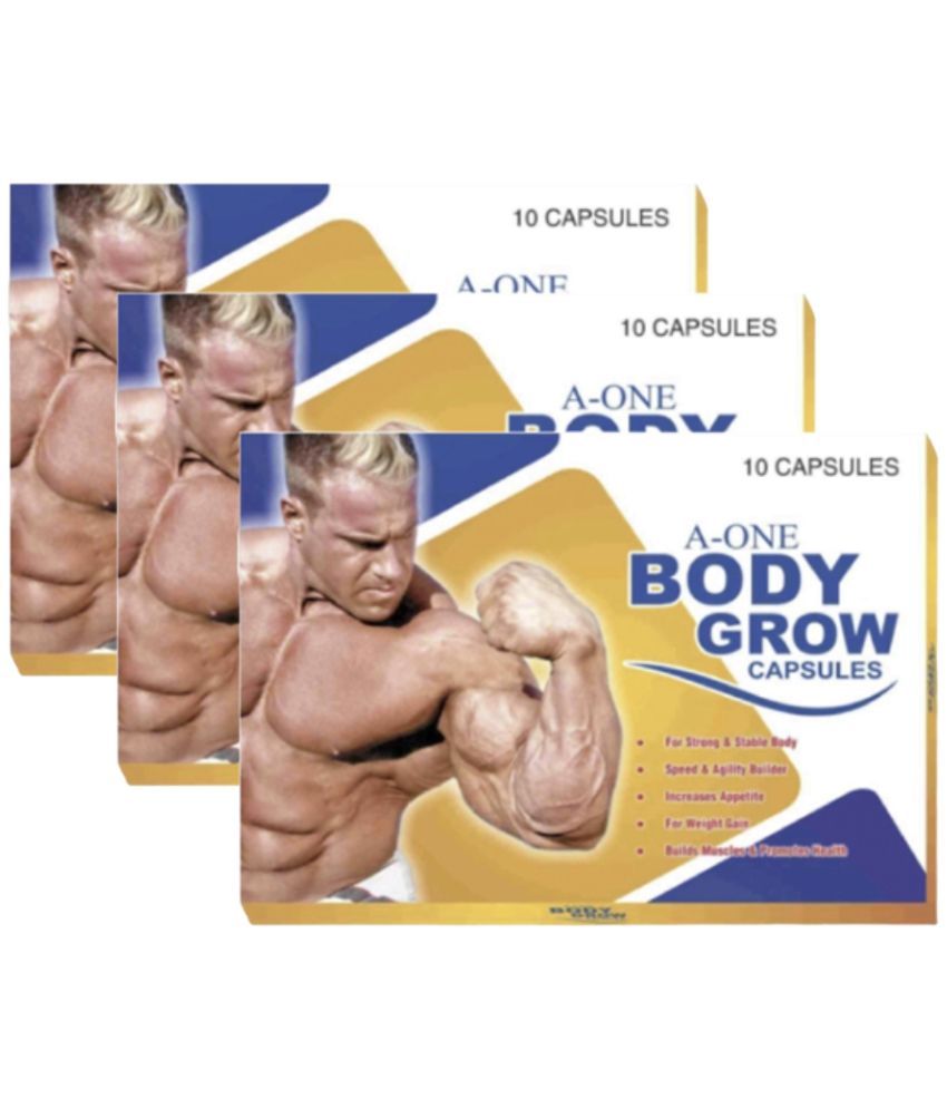     			G&G A One Body Grow Herbal Capsule Pack of 10x3=30 For Men