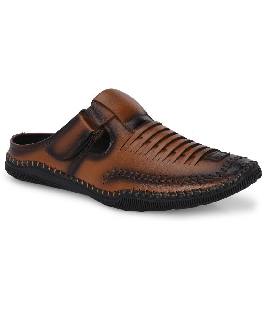     			Marnish - Brown Men's Sandals