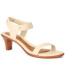 Bata Beige Women's Sandal Heels