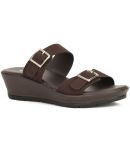 Bata Brown Women's Sandal Heels