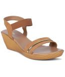 Bata Brown Women's Sandal Heels