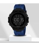 Harbor Blue PU Digital Men's Watch