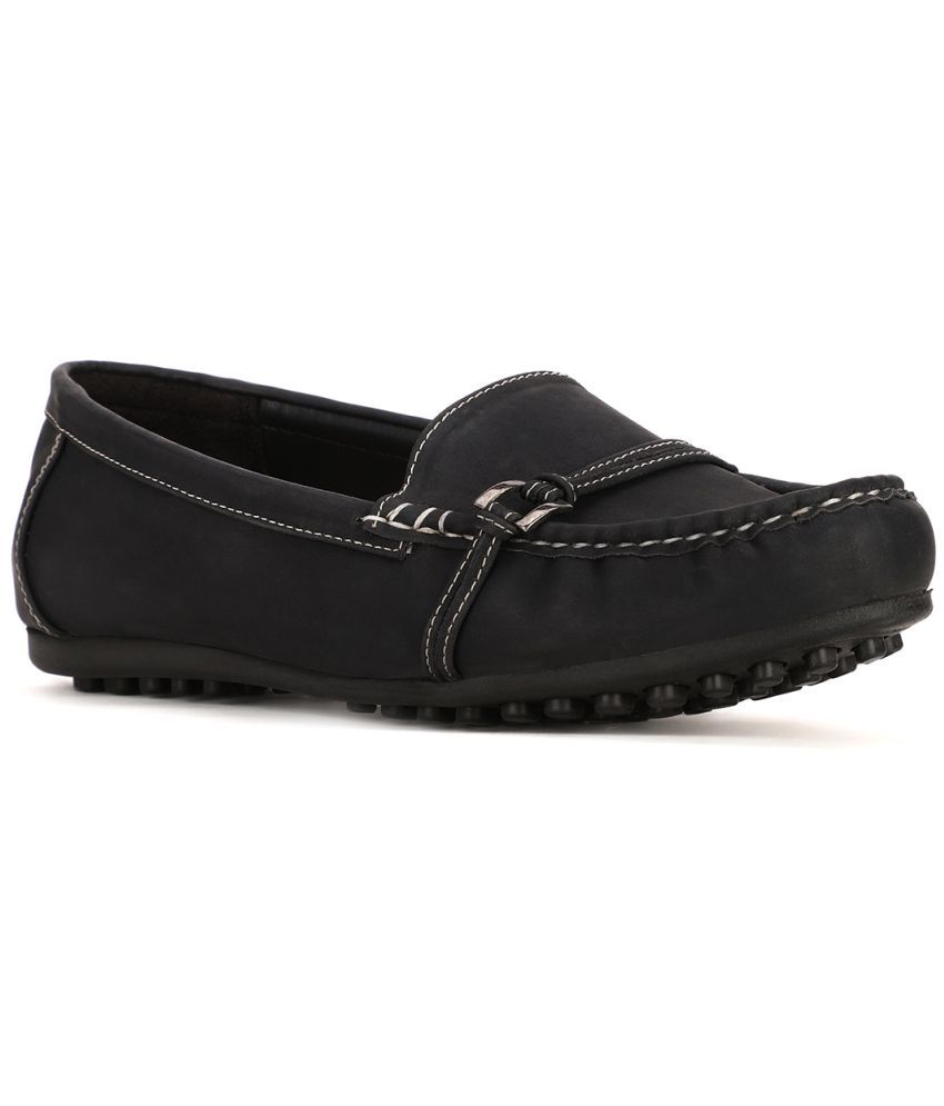     			Bata Black Women's Loafers