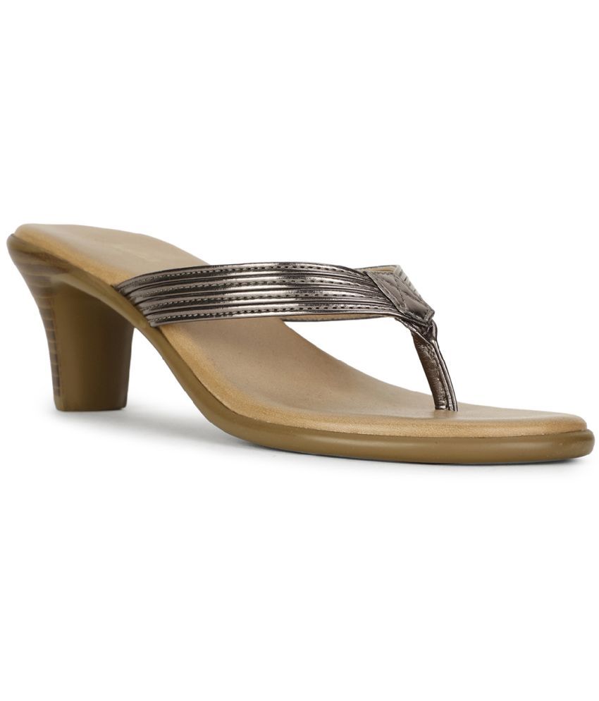     			Bata Brown Women's Sandal Heels