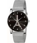 Viser Silver Metal Analog Womens Watch