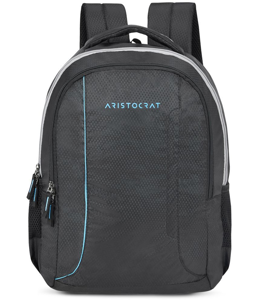     			Aristocrat Black Polyester Backpack ( 35 Ltrs )