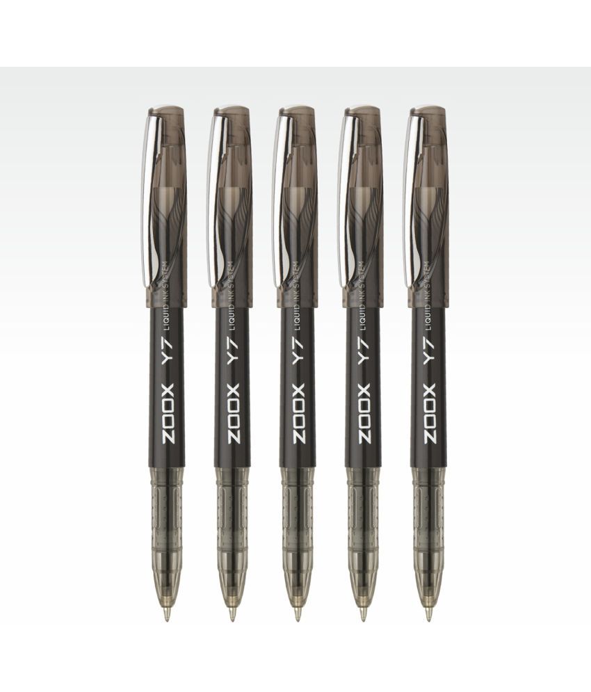     			Flair Zoox Y7 Ball Pen Black Pack of 5