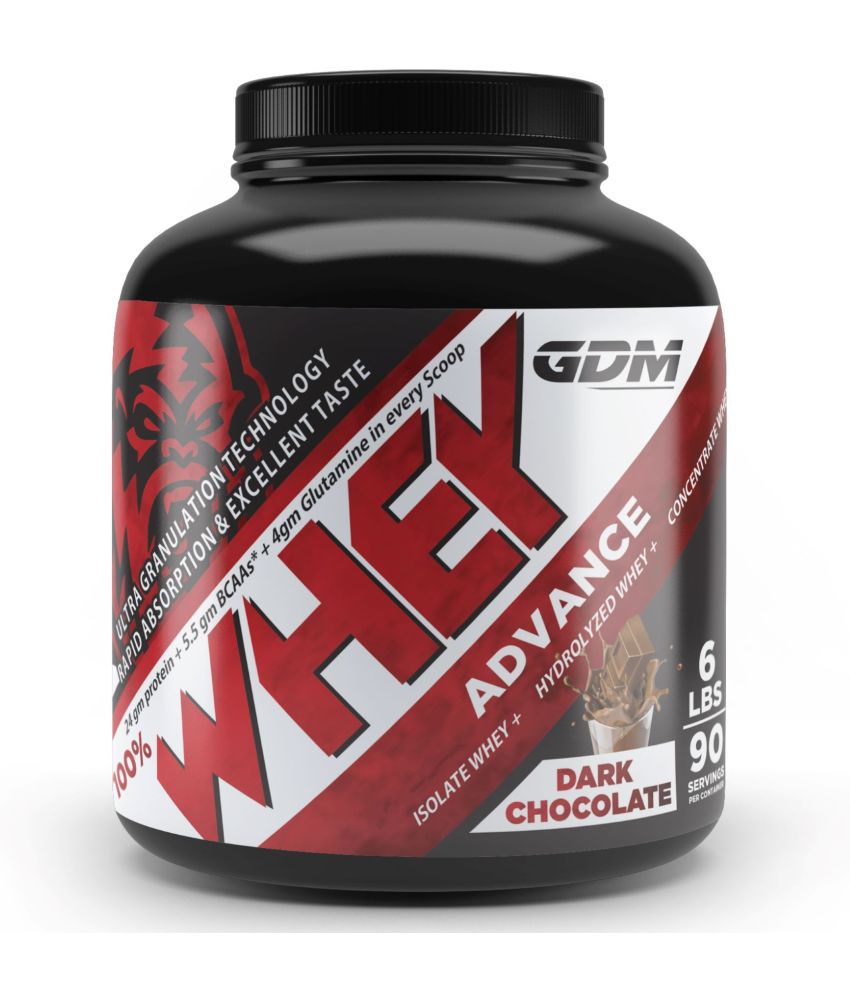     			GDM NUTRACEUTICALS LLP Advance Whey Protein Powder ( 2.75 kg , Chocolate - Flavour )