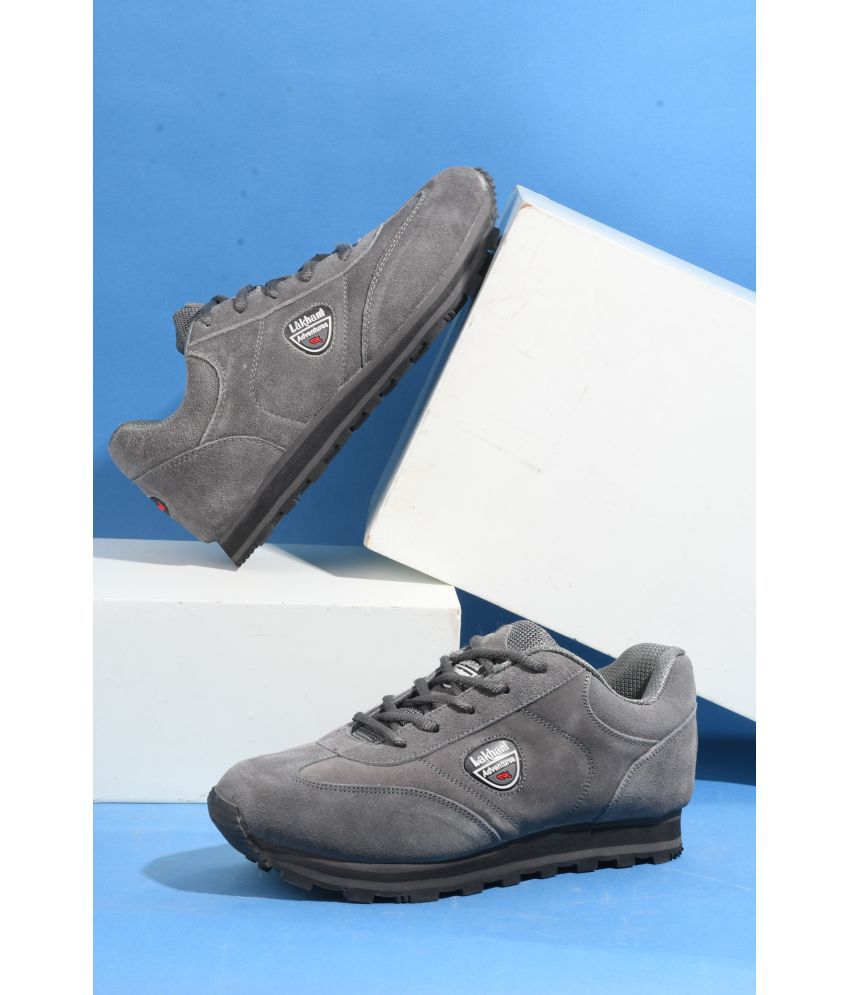     			Lakhani Aashirwad E-1098-Dark Grey Grey Men's Lifestyle Shoes