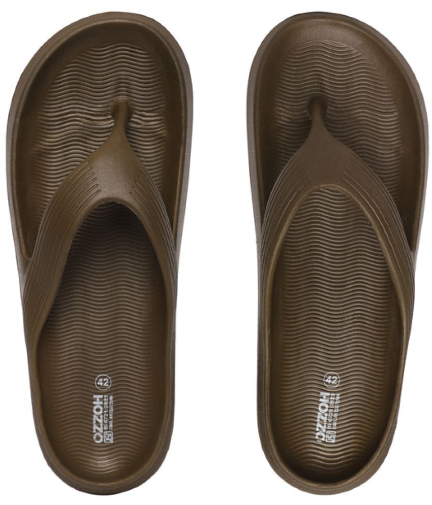     			OZZOH Khaki Men's Daily Slipper