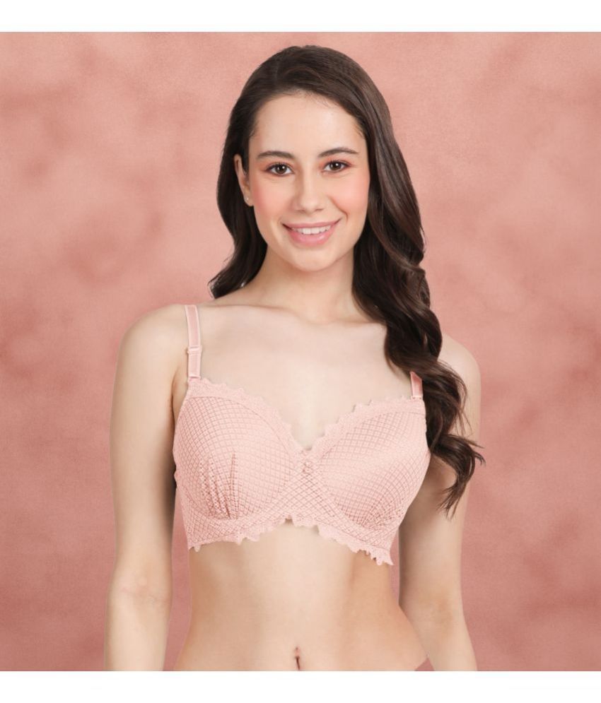     			Susie Lace Women's Push Up Bra ( Orange ) S085-BabyPink