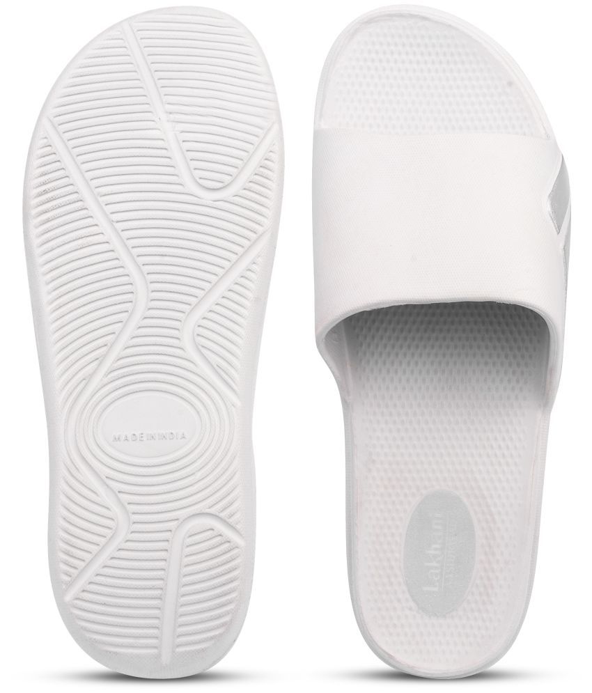     			Lakhani Aashirwad Light Grey Men's Slide Flip Flop