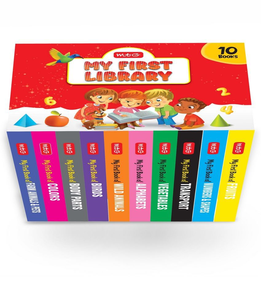     			MTG My First Library Box Set of 10 Books for Kids | My First Illustrated Library Books to Engage Your Child As Well As Develop their Vocabulary