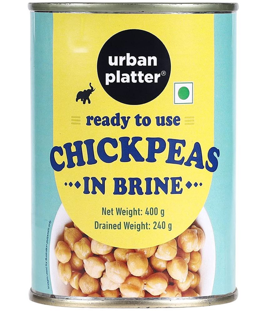     			Urban Platter Vegetables Chickpeas(60%),Water,Salt(2%) 400 g