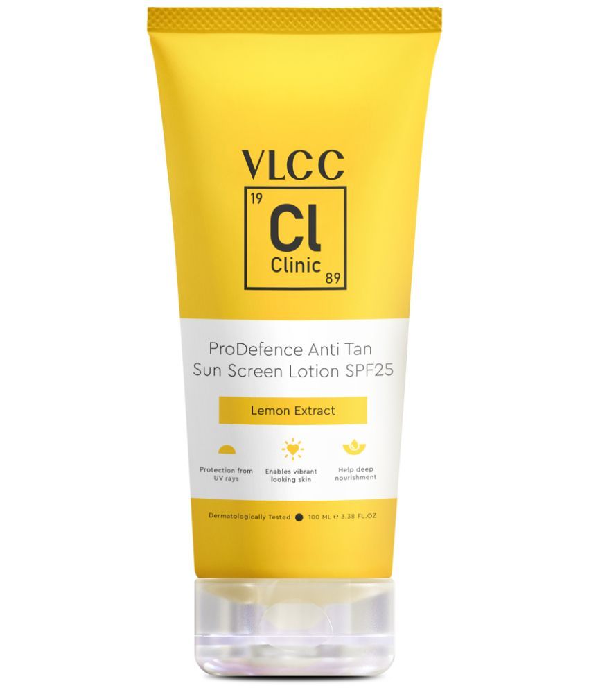     			VLCC Clinic Pro Defence Anti Tan Sun Screen Lotion - SPF 25 - 100 ml -Tan Control, Sun Protection