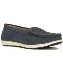 Bata Navy Blue Women's Loafers