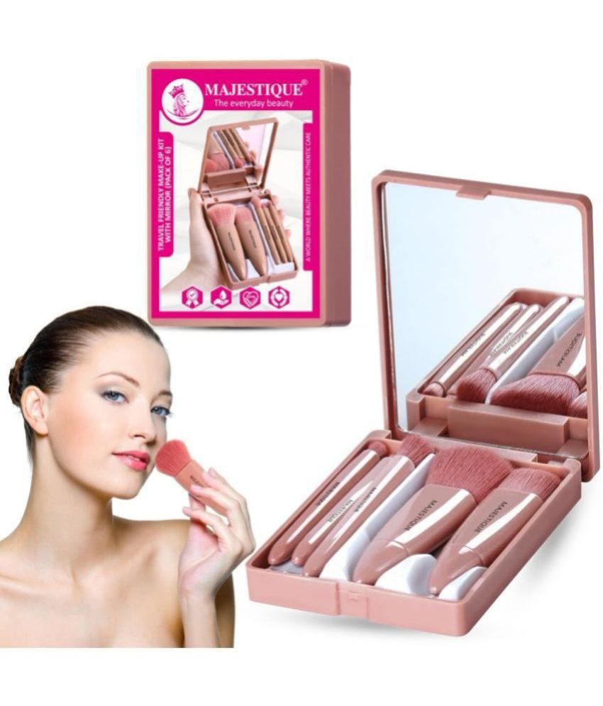     			MAJESTIQUE Make-Up Kit with Mirror Stick Blush Multi 86 g
