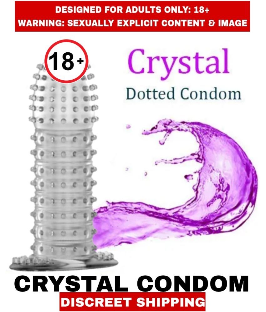     			Male Adult Usage Reusable crystal condom sleeves  high-quality soft condom