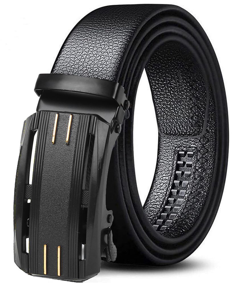     			Zoro - Black Faux Leather Men's Casual Belt ( Pack of 1 )