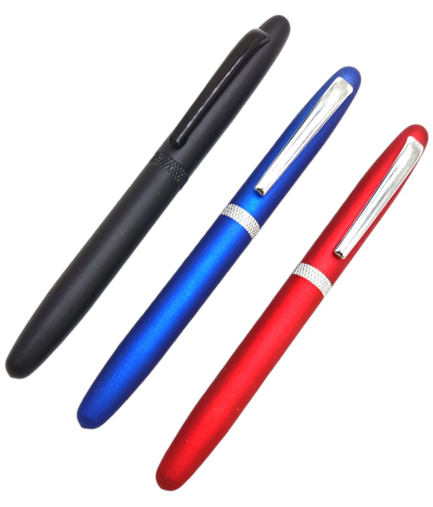     			Auteur Blue Roller Ball Pen ( Pack of 3 )