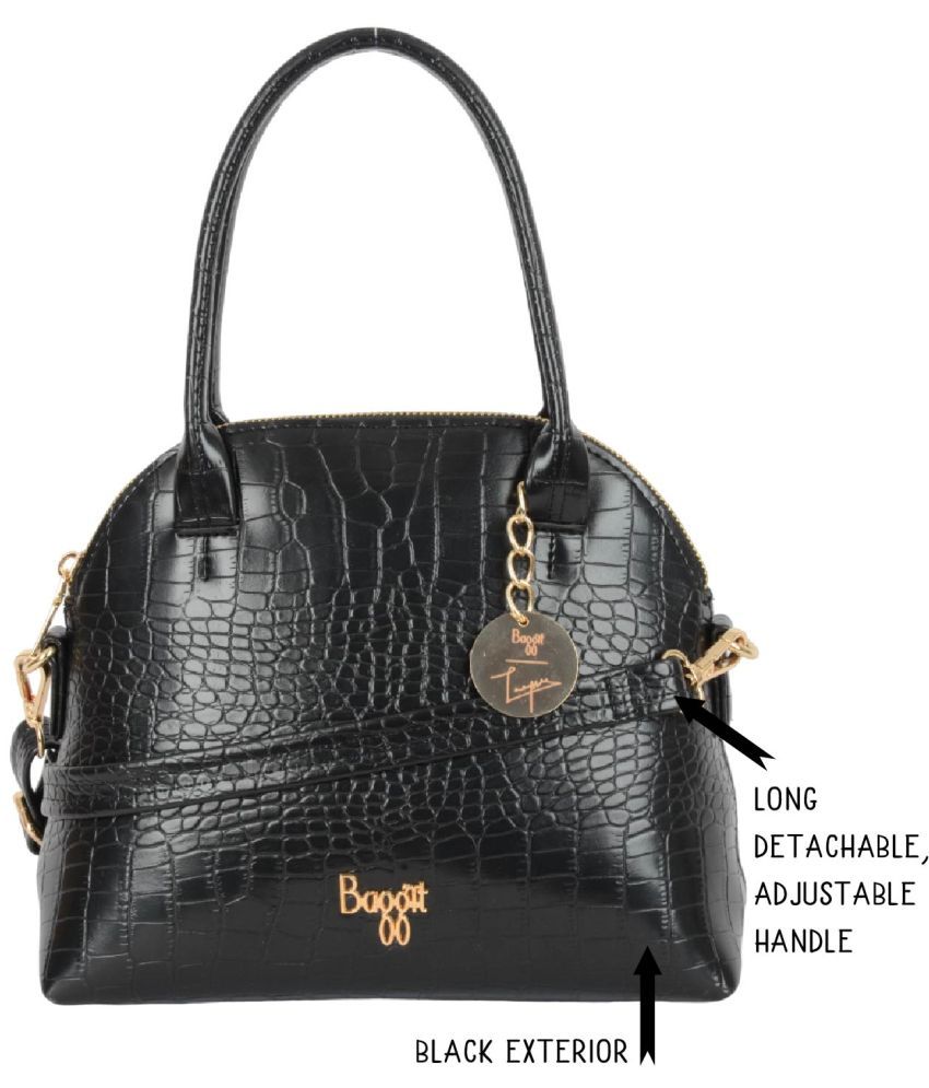     			Baggit Black PU Handheld