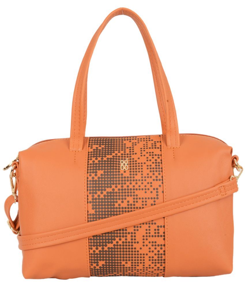     			Baggit Orange PU Handheld